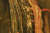 Marra Mamba Tiger's Eye Slab - Mt Brockman ( Billion Years) #133087-1